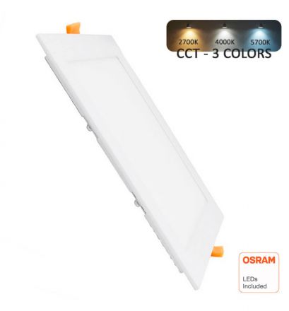 Οροφής LED Χωνευτό Τετράγωνο Osram Chip 24W CCT