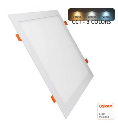 Οροφής LED Χωνευτό Τετράγωνο Osram Chip 30W CCT