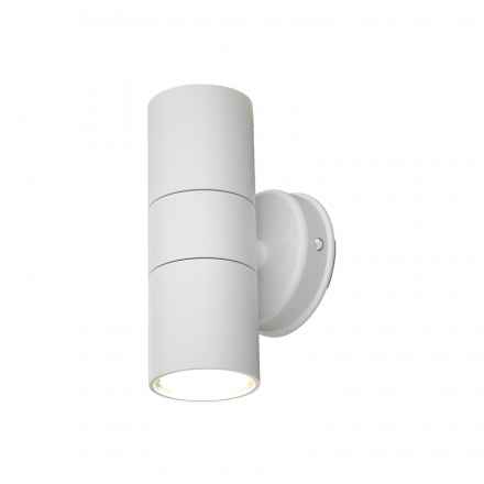 InLight Ouachita 2xGU10 Outdoor Up-Down Wall Lamp White D:15.2cmx11.3cm (80200624)