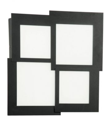 Πλαφονιέρα LED 44W Passpartou Μαύρο