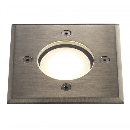 Χωνευτό Τετράγωνο Σποτ Pato LED GU10 Stainless Steel IP65