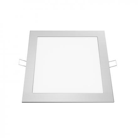 ACA Χωνευτό LED Τετράγωνο Panel Penu 18W 4000K Nickel Mat