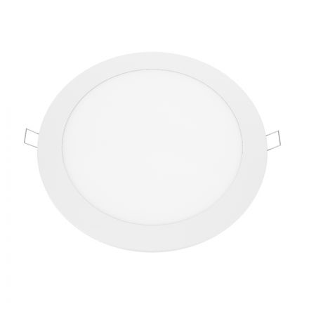 ACA Στρογγυλό Panel Χωνευτό LED 23W 3000K 2050Lm Φ298mm 230V AC Λευκό