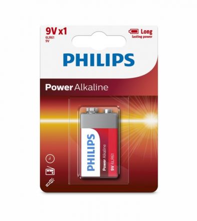 Philips Μπαταρία Power Αλκαλικές 9V