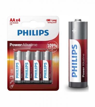 Philips Μπαταρίες Αλκαλικές 4xAA 1.5V
