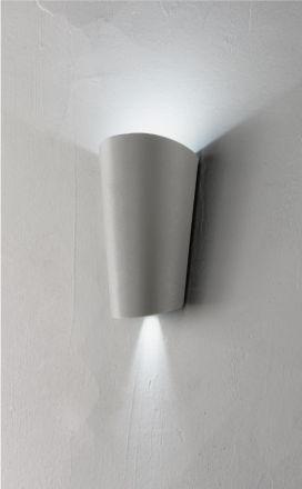 Απλίκα Εξωτερικού Χώρου LED 11W Pic Ασημί IP65