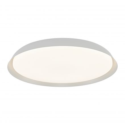 Nordlux Πλαφονιερα Piso LED 22.3W Μεταλλικό Λευκό