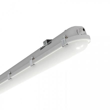 Στεγανό Φωτιστικό LED 36W 4000K Γκρι PLUTO IK08 IP65