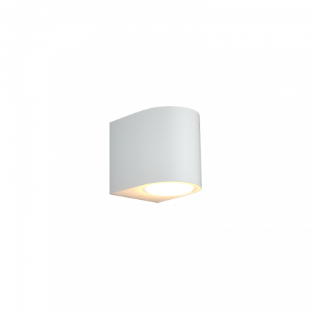 InLight Powell 1xGU10 Outdoor Up or Down Wall Lamp White D:9cmx8cm (80200224)