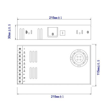 Τροφοδοτικό 12V 400W 170-264V IP20
