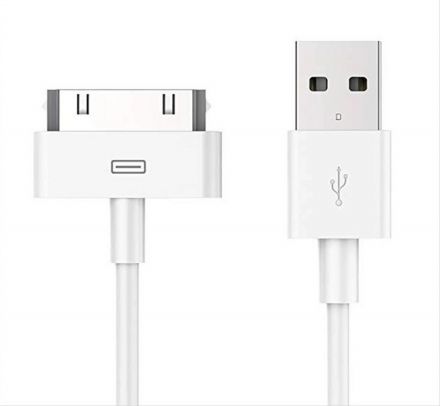 USB to 30-Pin Cable Λευκό 1m (CAB-U024)