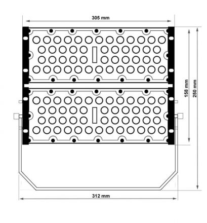 Προβολέας LED Osram Chip 100W 5000K Magnum