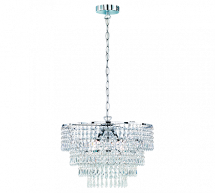 Trio Lighting Κρεμαστό Φωτιστικό 3xE14 ORIENT Chrome Μέταλλο