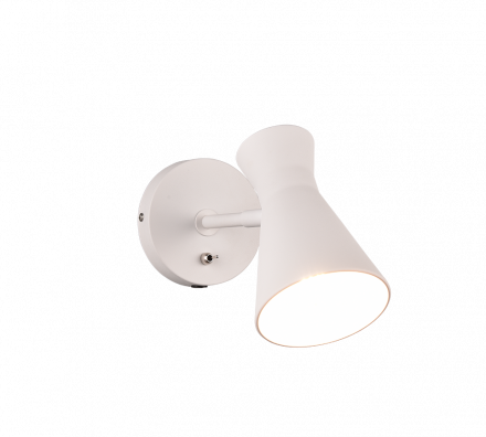Trio Lighting Επίτοιχο Φωτιστικό ENZO LED 1xE27 Μέταλλο Λευκό Mat