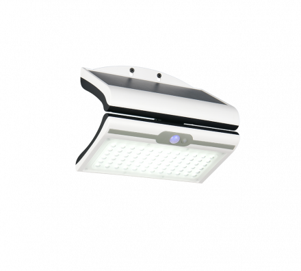 Trio Lighting Ηλιακό Επίτοιχο Φωτιστικό LED 5W 4000K Motion/Dusk Sensor MACAPA Μαύρο
