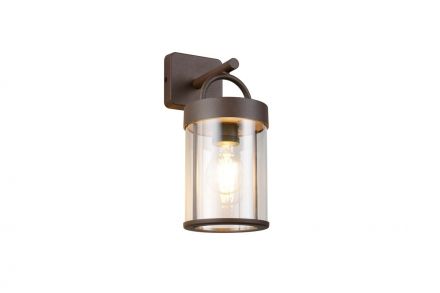 Trio Lighting Επίτοιχο Φωτιστικό 1xE27 ALMERIA Rusty Αλουμίνιο
