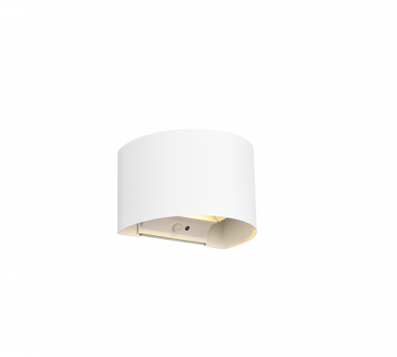 Trio Lighting Απλίκα LED 2x5W TALENT Sensor Λευκό Ματ IP44