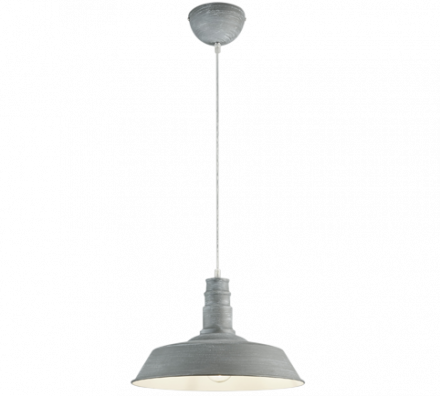 Trio Lighting Κρεμαστό Φωτιστικό 1xE27 WILL Χρώμα Τσιμέντου Μέταλλο