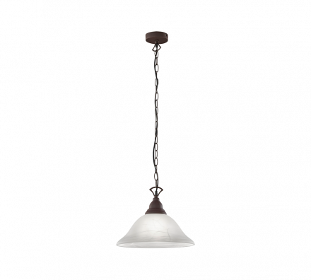 Trio Lighting Κρεμαστό Φωτιστικό 1xE27 COUNTRY Rusty Μέταλλο-Γυαλί