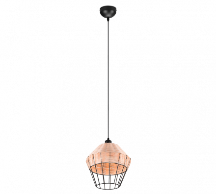Trio Lighting Κρεμαστό Φωτιστικό 1xE27 BORKA Rattan 30cm