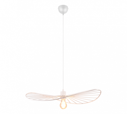 Trio Lighting Κρεμαστό Φωτιστικό CHAPEAU LED 1xE27 Μέταλλο Λευκό