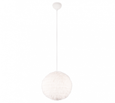 Trio Lighting Κρεμαστό Φωτιστικό LED E27 FURRY Sand 35cm