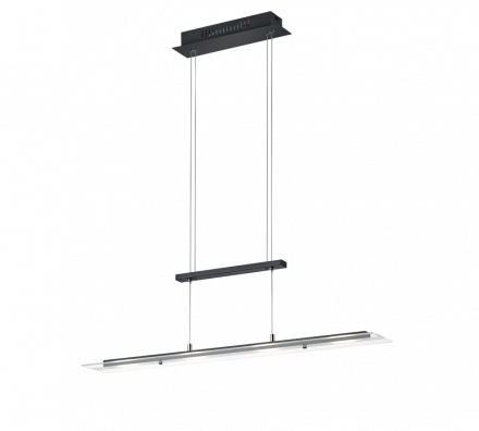 Trio Lighting Κρεμαστό Φωτιστικό MILOS LED 4x5W Μέταλλο Μαύρο Mat