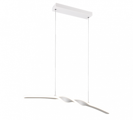 Trio Lighting Κρεμαστό Φωτιστικό LED 18W 4000K GINKO Λευκό Ματ Μέταλλο