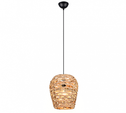 Trio Lighting Κρεμαστό Φωτιστικό 1xE27 JEAN Μαύρο Ματ Μέταλλο-Υάκινθος