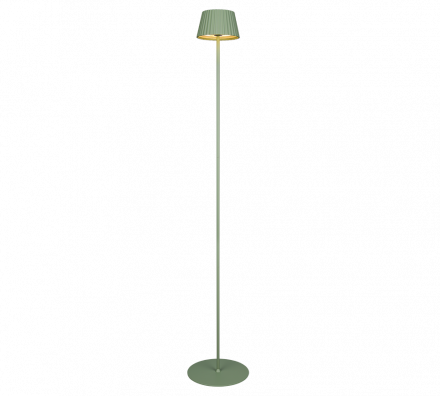 Trio Lighting Επαναφορτιζόμενο Φωτιστικό Δαπέδου LED 1,5W 3000K SUAREZ Πράσινο IP44 Dimmable