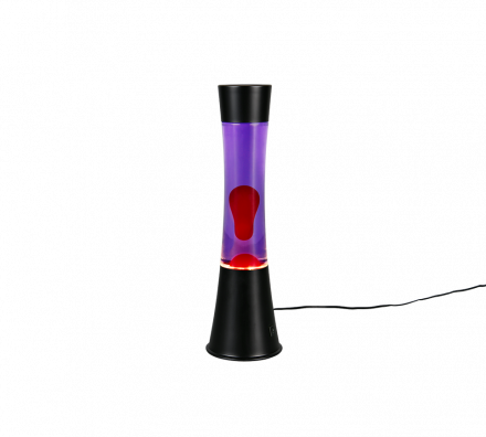 Trio Lighting Lava Lamp LED 3000K ETNA Μαύρο-Γυαλί