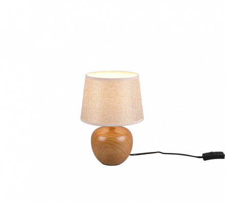 Trio Lighting Πορτατίφ LED 1xE14 LUXOR Κεραμικό Καφέ