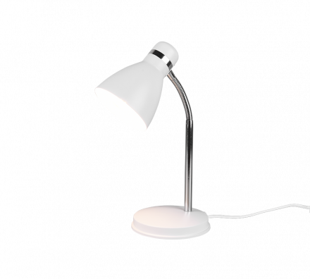 Trio Lighting Φωτιστικό Γραφείου LED 1xE27 HARVEY Μεταλλικό Λευκό