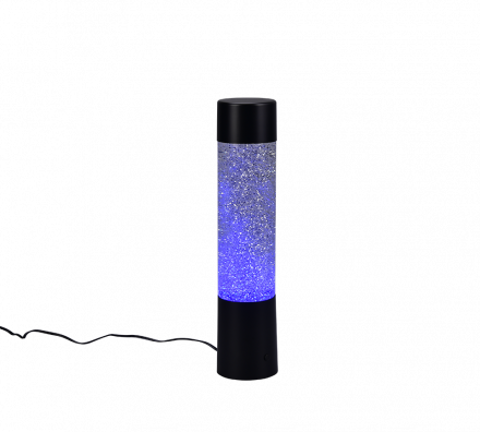 Trio Lighting Επιτραπέζιο Φωτιστικό GLITTER LED 9W RGB Πλαστικό Μαύρο Ματ