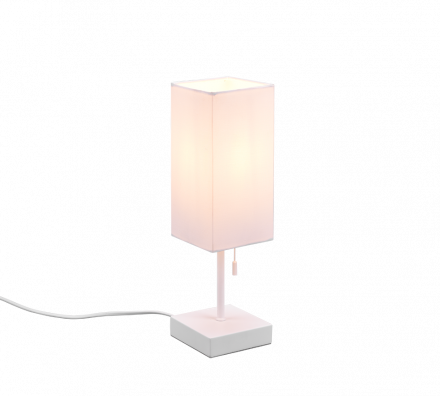Trio Lighting Πορτατίφ LED 1xE27 OLE Μεταλλικό Λευκό Mat