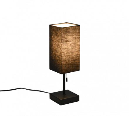 Trio Lighting Πορτατίφ LED 1xE27 OLE Μεταλλικό Μαύρο Mat