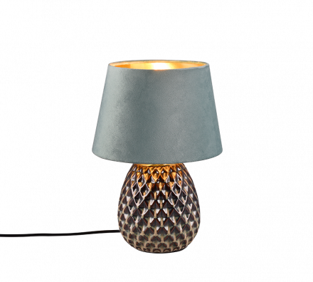 Trio Lighting Πορτατίφ LED ARIANA 1xE27 Κεραμικό Πράσινο Καπέλο