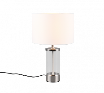 Trio Lighting Επιτραπέζιο Φωτιστικό LED 1xE14 GRAZIA Νίκελ Ματ