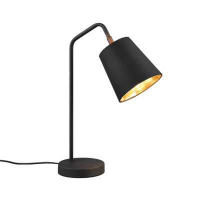 Trio Lighting Επιτραπέζιο Φωτιστικό LED 1xE27 BUDDY Μαύρο Ματ