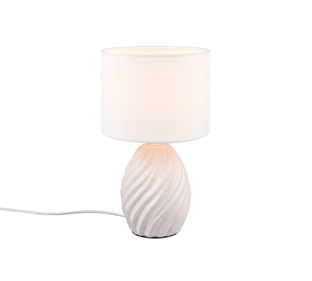 Trio Lighting Πορτατίφ LED 1xE14 MELVA Λευκό Ματ Κεραμικό