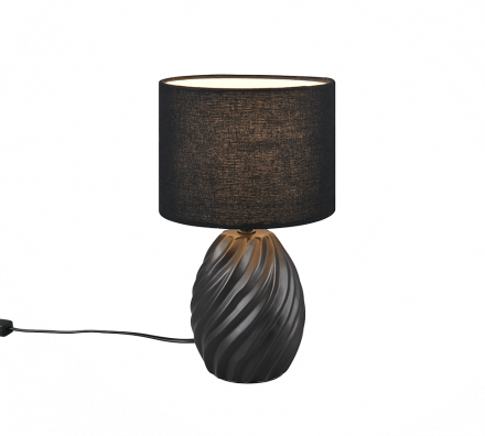 Trio Lighting Πορτατίφ LED 1xE14 MELVA Μαύρο Ματ Κεραμικό