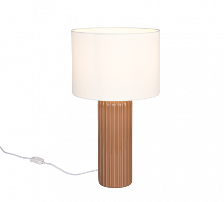 Trio Lighting Επιτραπέζιο Φωτιστικό 1xE27 BLAIR Mokka Κεραμικό 28cm