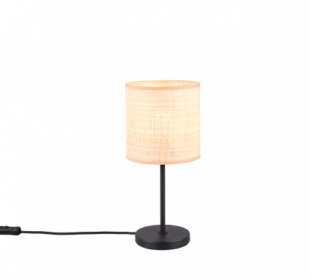 Trio Lighting Επιτραπέζιο Φωτιστικό 1xE27 AIMEE Μαύρο Μέταλλο
