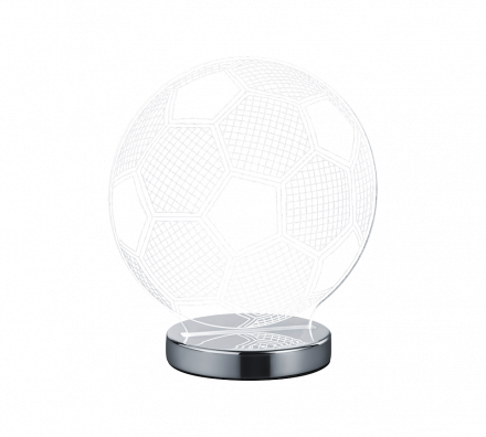 Trio Lighting Διακοσμητικό Φωτιστικό LED 7W CCT BALL Chrome Μέταλλο-Ακρυλικό