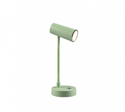 Trio Lighting Επαναφορτιζόμενο Πορτατίφ LED 2.5W USB Πλαστικό Πράσινο