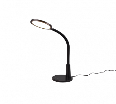 Trio Lighting Φωτιστικό Γραφείου LED 8.4W Με Touch Διακόπτη και Χρονοδιακόπτη Μαύρο