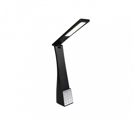 Trio Lighting Φωτιστικό Γραφείου LED 2W USB Με Ηχείο Bluetooth Touch Οθόνη Μαύρο