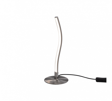 Trio Lighting Επιτραπέζιο Φωτιστικό LED 3.5W 3000K SNAKE II Nickel Mat Μέταλλο