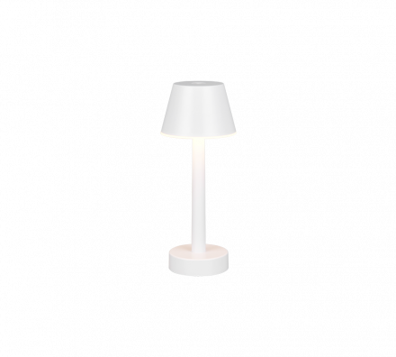 Trio Lighting Επιτραπέζιο Φωτιστικό LED 1.5W 3000K VIDAL Λευκό Ματ Πλαστικό IP44