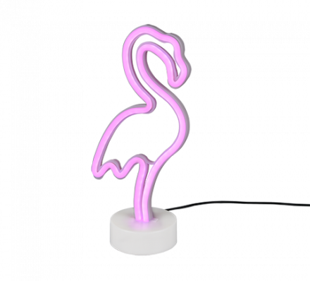 Trio Lighting Διακοσμητικό Φωτιστικό LED 1.5W FLAMINGO Λευκό Πλαστικό